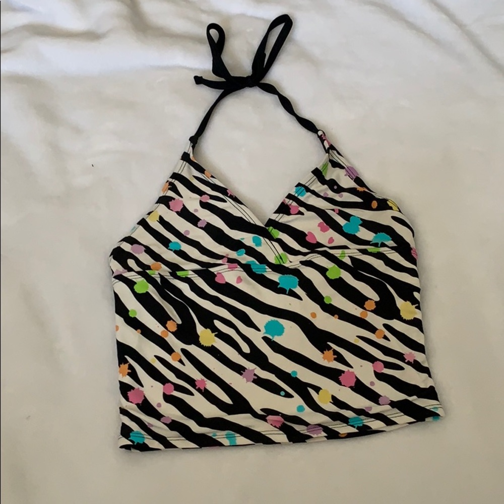 🍭So girls swimwear tie neck top🍭
